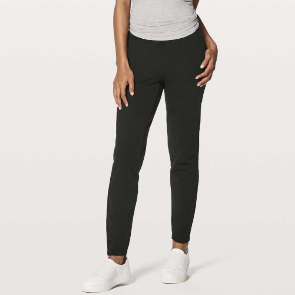 Lululemon Free To Roam Jogger Sweatpant *29" Black Stretch French Terry Size 2